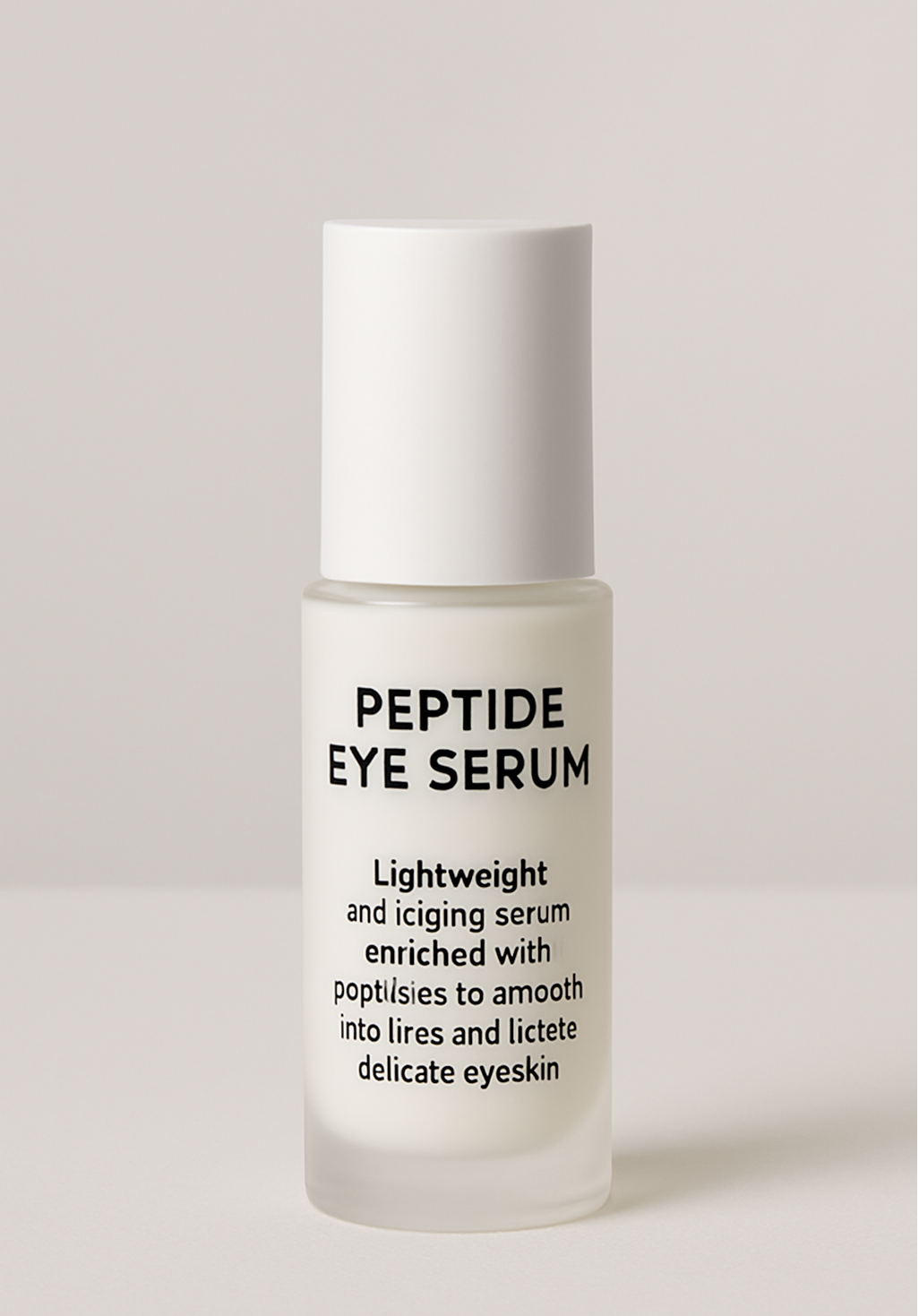 Peptide Eye Serum with anti-aging peptides for under-eye hydration